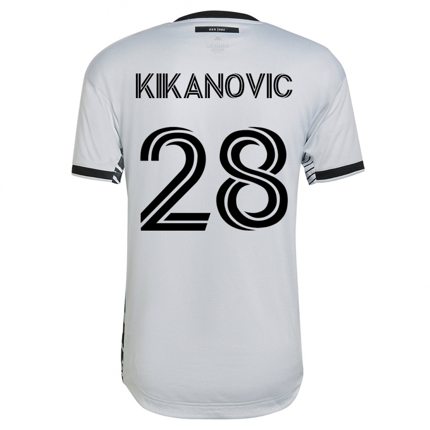 Homem Camisola Benjamin Kikanovic #28 Branco Alternativa 2023/24 Camisa