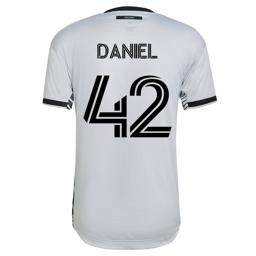 Homem Camisola Daniel #42 Branco Alternativa 2023/24 Camisa