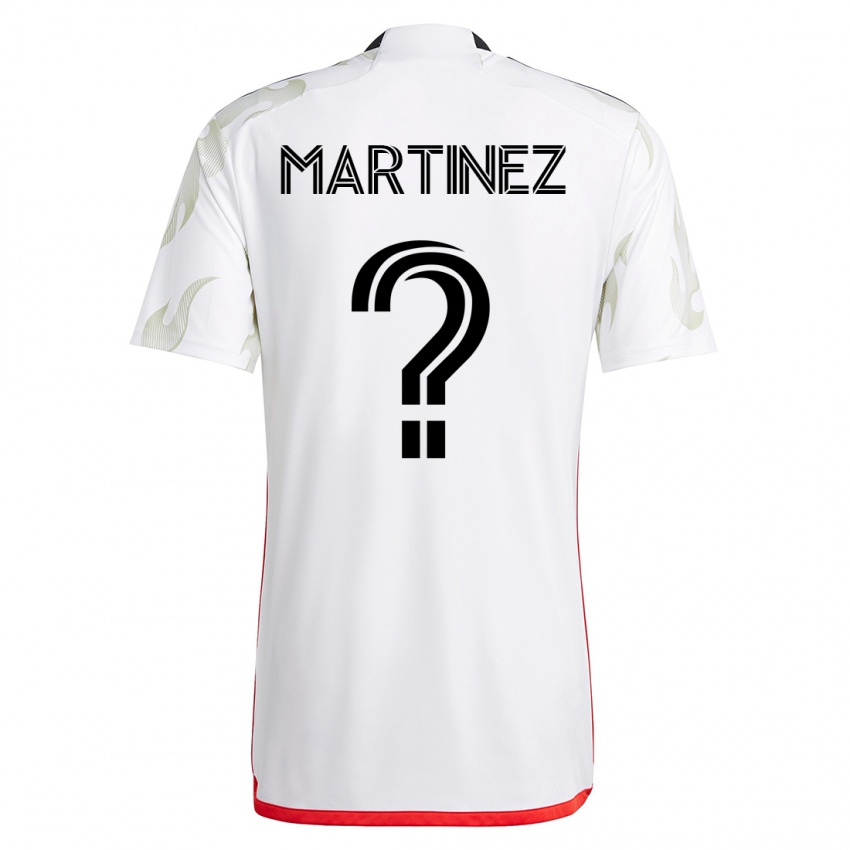 Homem Camisola Jonathan Martinez #0 Branco Alternativa 2023/24 Camisa