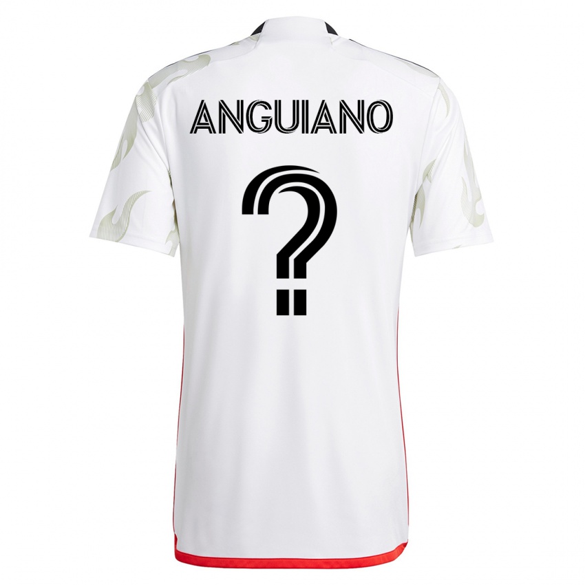 Homem Camisola Adrian Anguiano #0 Branco Alternativa 2023/24 Camisa