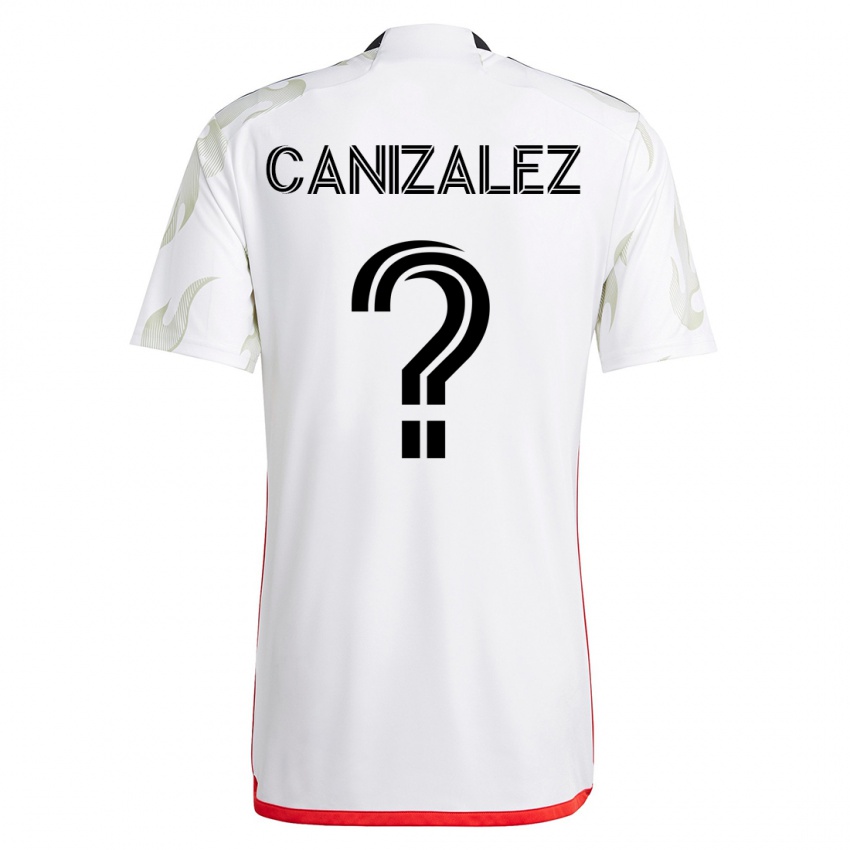Homem Camisola Henry Canizalez #0 Branco Alternativa 2023/24 Camisa