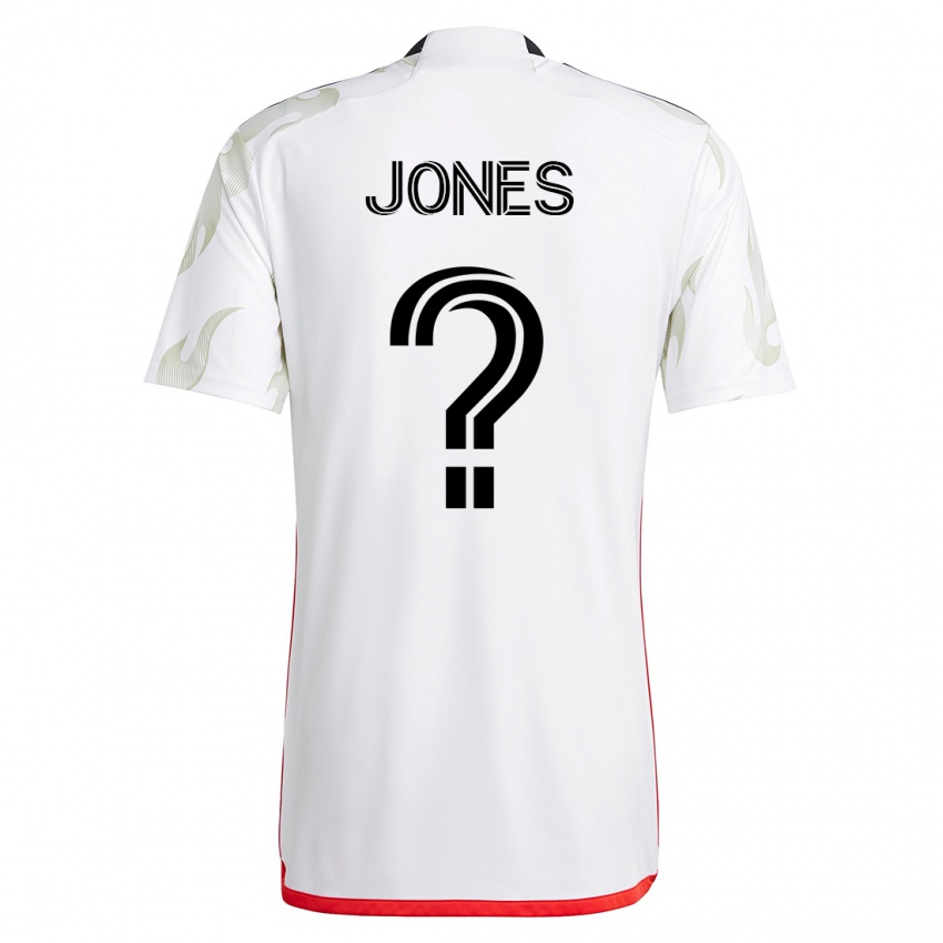 Homem Camisola Jordan Jones #0 Branco Alternativa 2023/24 Camisa