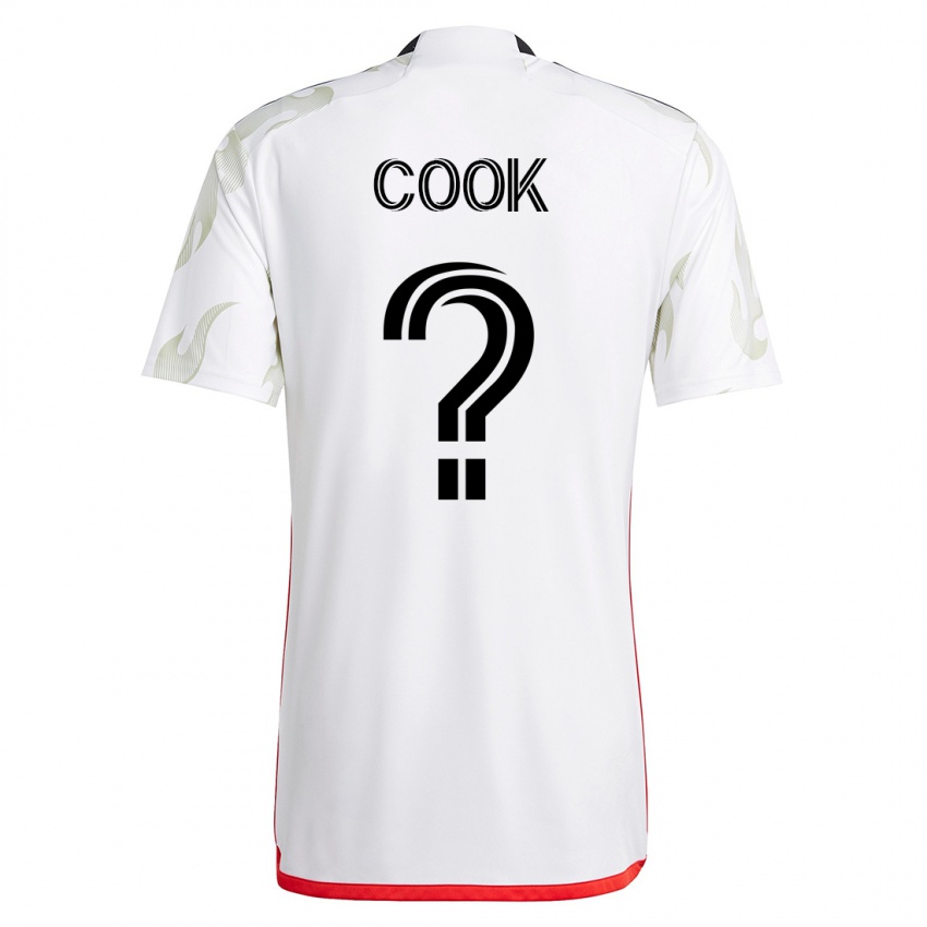 Homem Camisola Christopher Cook #0 Branco Alternativa 2023/24 Camisa