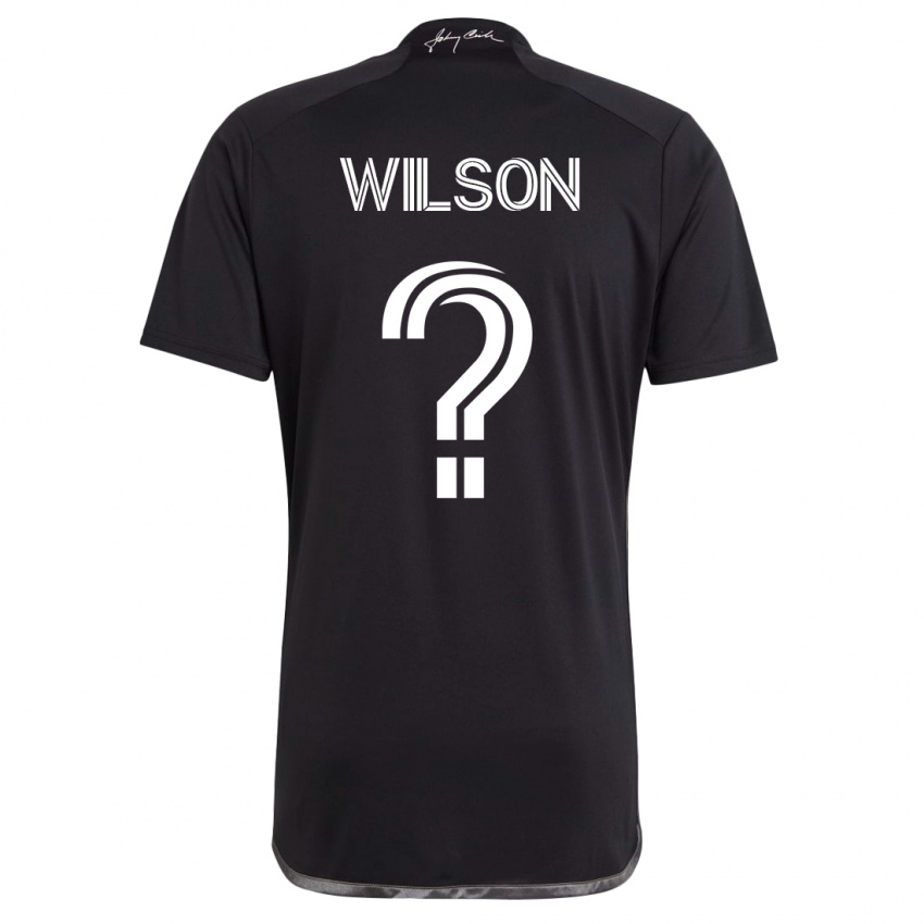 Homem Camisola Dominic Wilson #0 Preto Alternativa 2023/24 Camisa