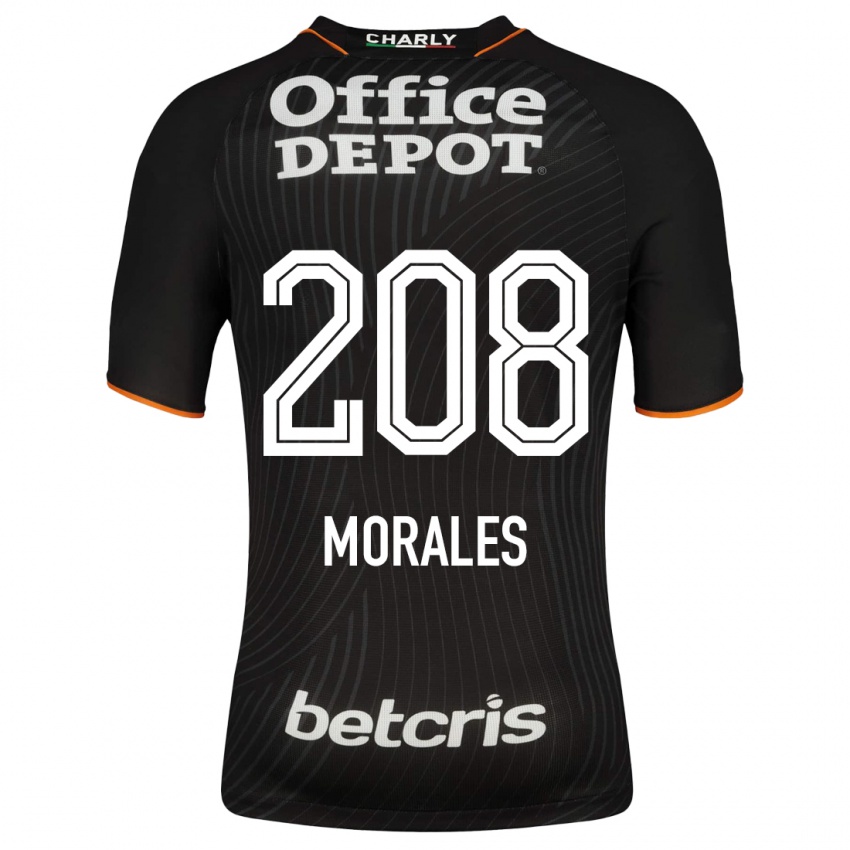 Homem Camisola Erik Morales #208 Preto Alternativa 2023/24 Camisa