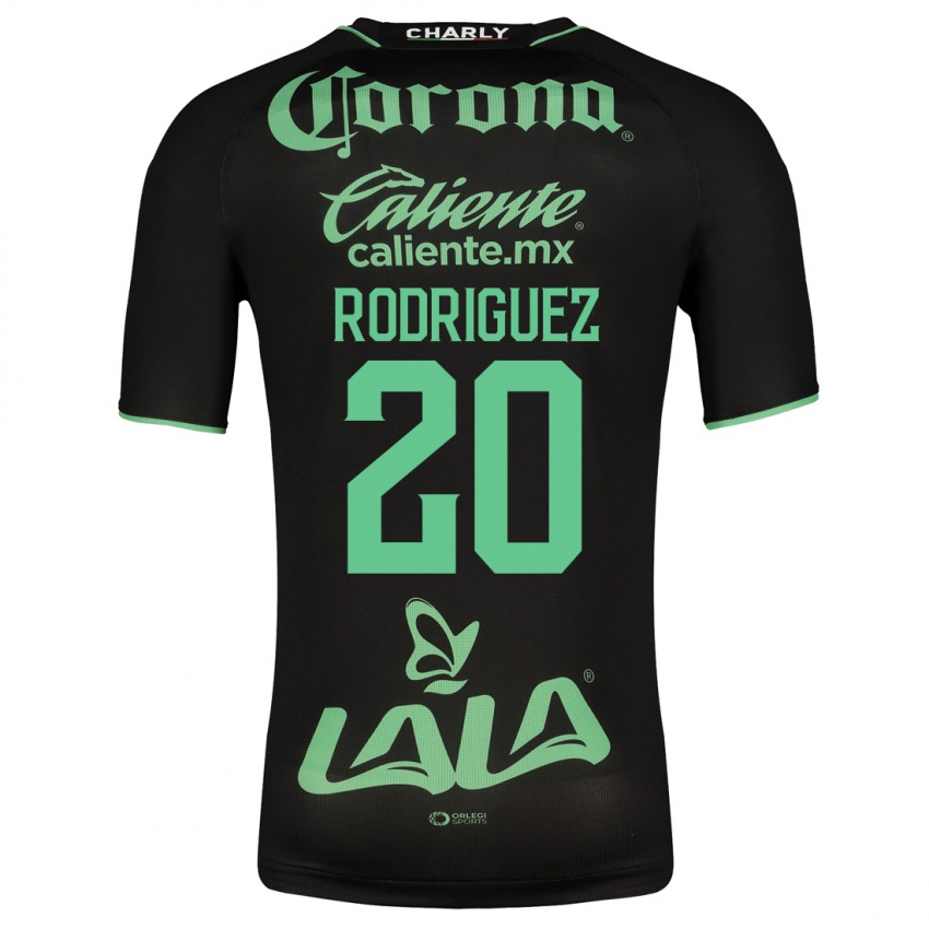 Homem Camisola Hugo Rodriguez #20 Preto Alternativa 2023/24 Camisa