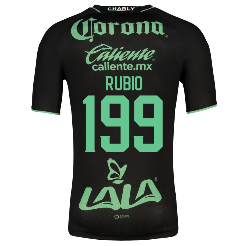 Homem Camisola Ronaldo Rubio #199 Preto Alternativa 2023/24 Camisa