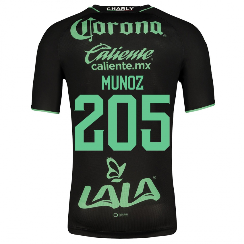 Homem Camisola Guillermo Muñoz #205 Preto Alternativa 2023/24 Camisa