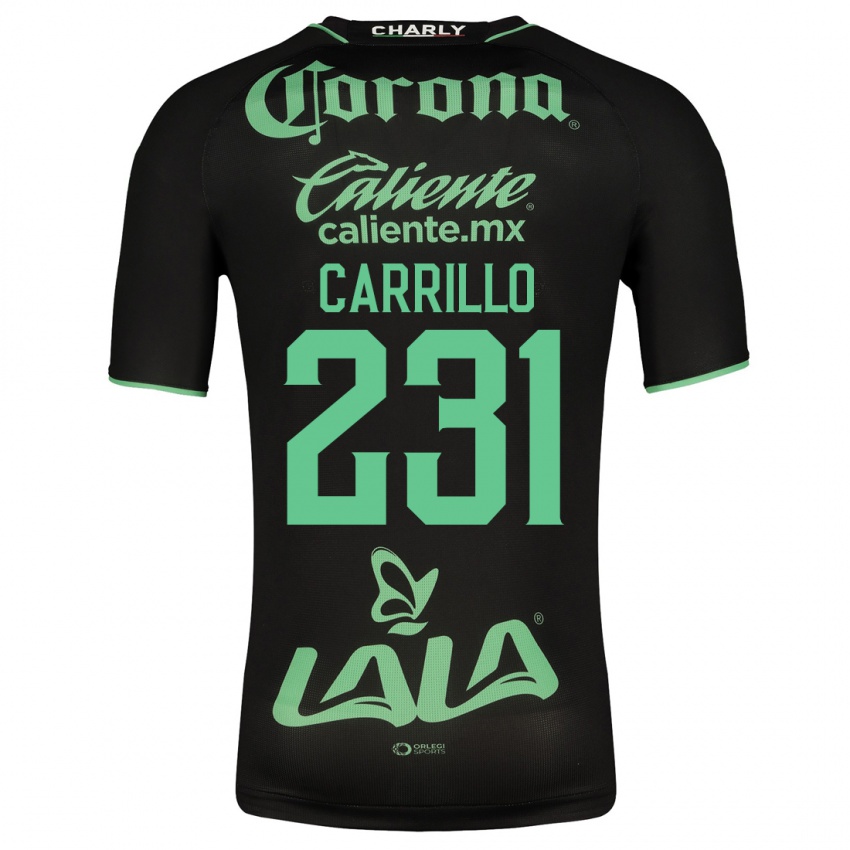 Homem Camisola Ángel Carrillo #231 Preto Alternativa 2023/24 Camisa