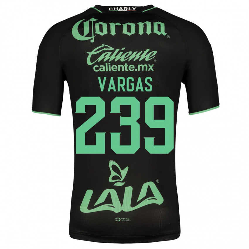 Homem Camisola Diego Vargas #239 Preto Alternativa 2023/24 Camisa