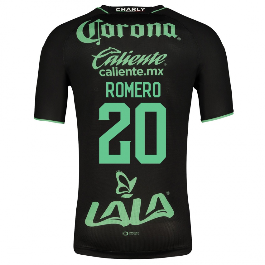 Homem Camisola Lia Romero #20 Preto Alternativa 2023/24 Camisa