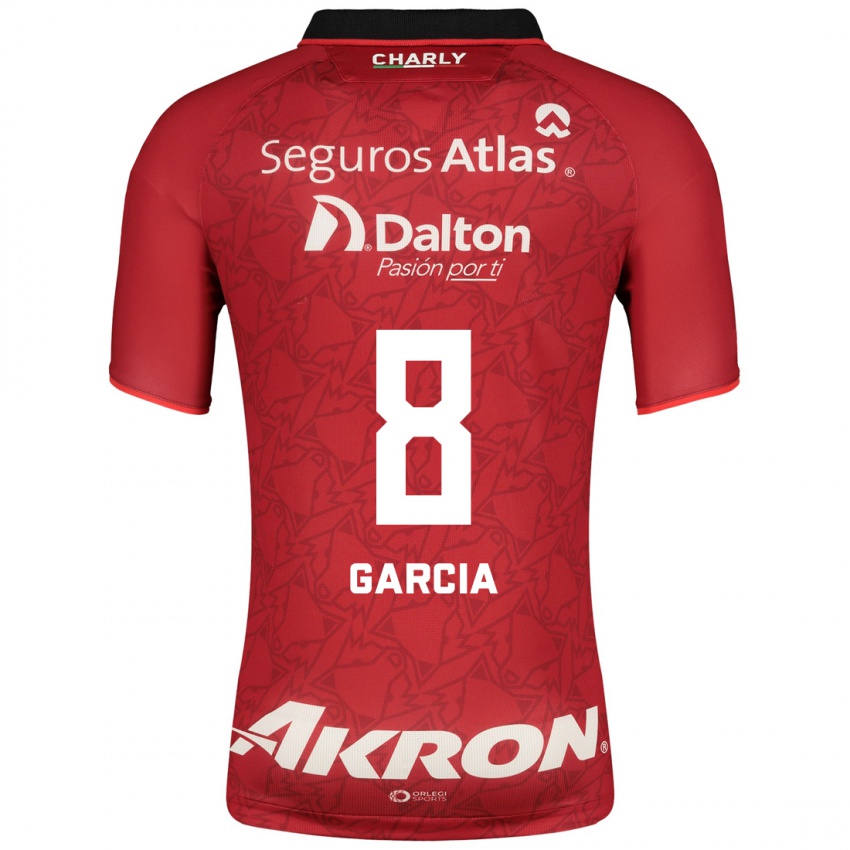 Homem Camisola Mateo García #8 Vermelho Alternativa 2023/24 Camisa