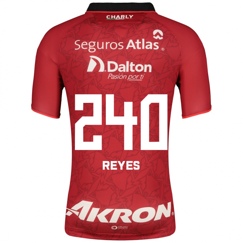Homem Camisola Óscar Reyes #240 Vermelho Alternativa 2023/24 Camisa