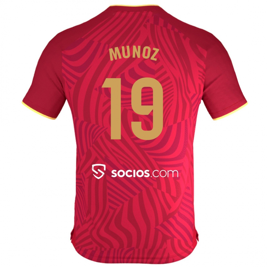Homem Camisola Iker Muñoz #19 Vermelho Alternativa 2023/24 Camisa