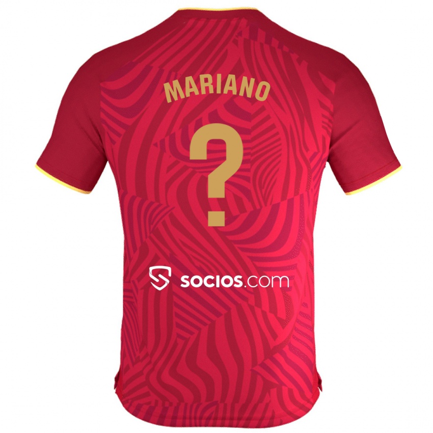 Homem Camisola Jorge Mariano #0 Vermelho Alternativa 2023/24 Camisa