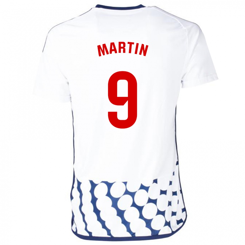 Homem Camisola Carlos Martin #9 Branco Alternativa 2023/24 Camisa