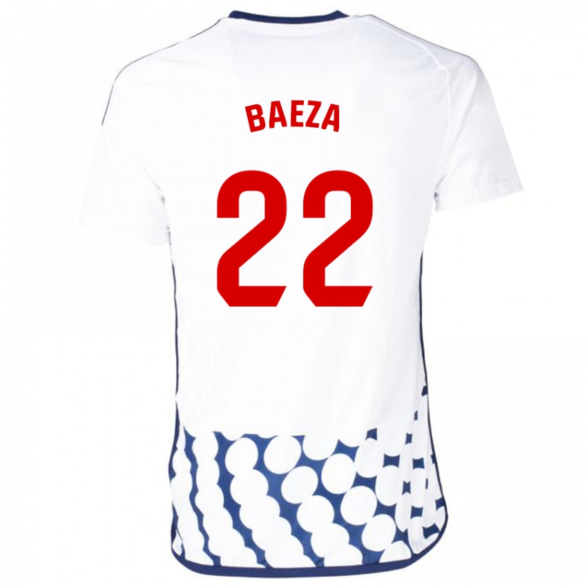 Homem Camisola Miguel Baeza #22 Branco Alternativa 2023/24 Camisa