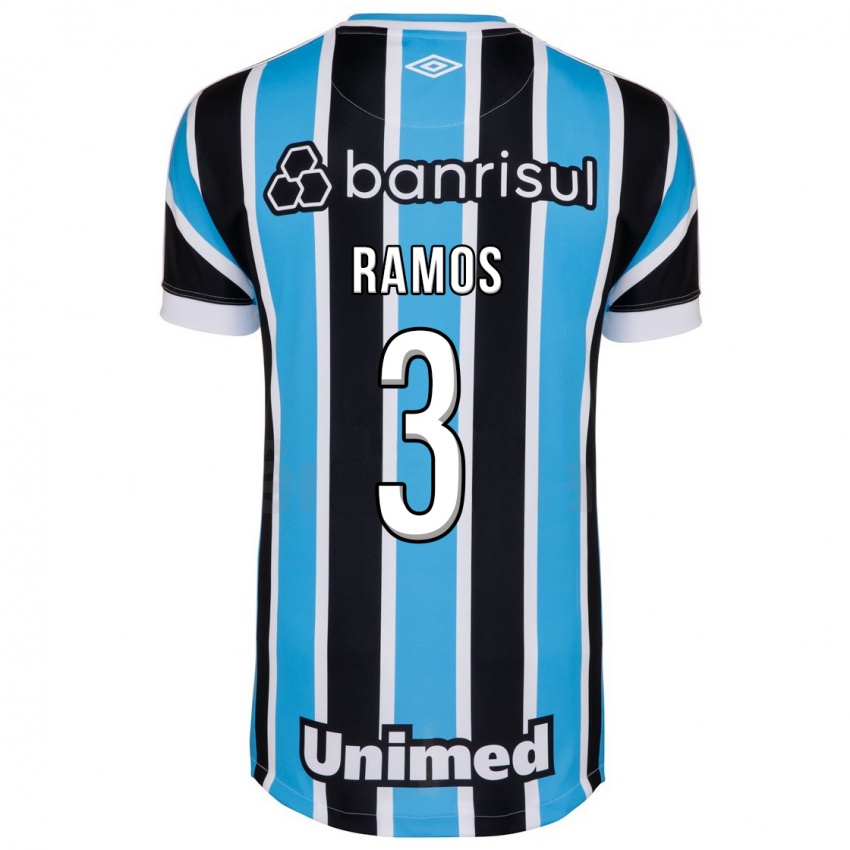 Mulher Camisola João Ramos #3 Azul Principal 2023/24 Camisa