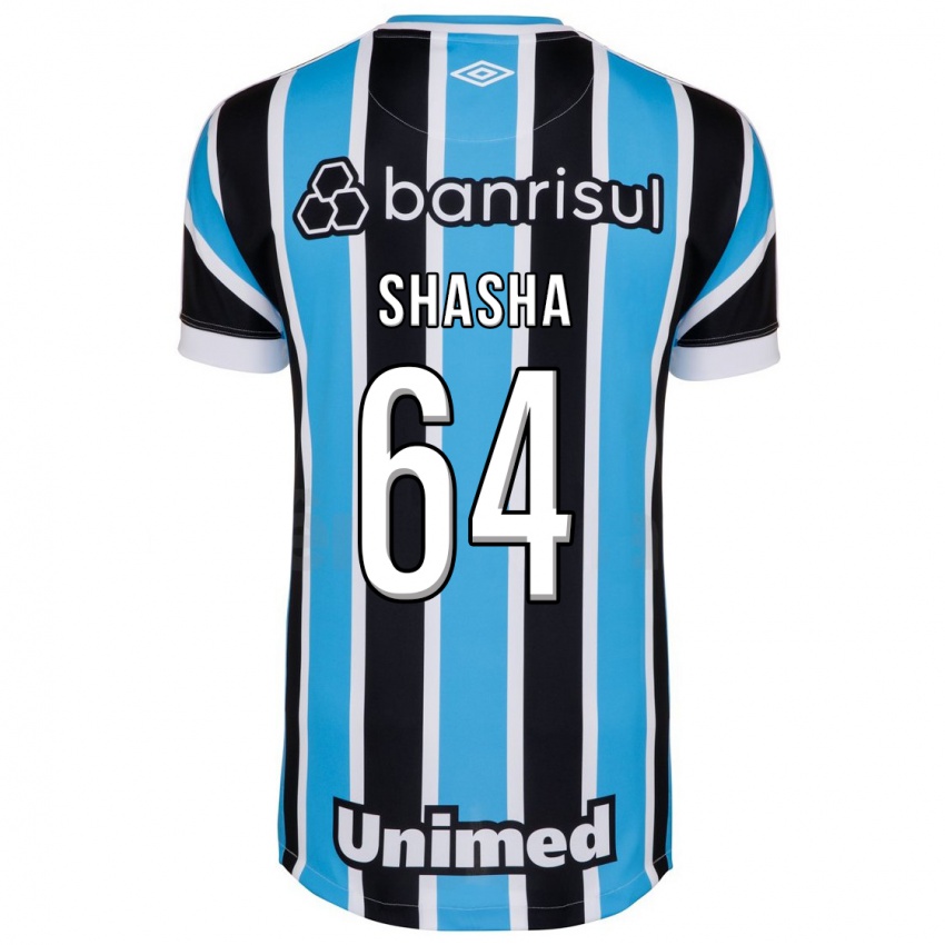 Mulher Camisola Shashá #64 Azul Principal 2023/24 Camisa
