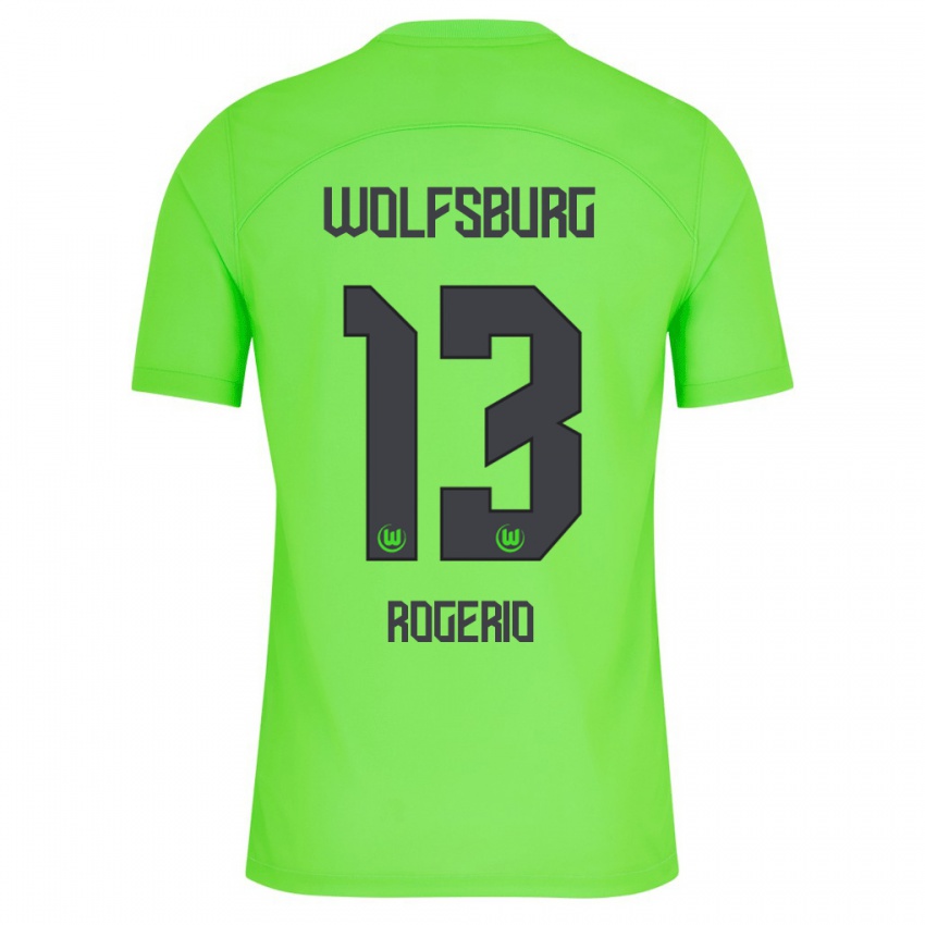 Mulher Camisola Rogerio #13 Verde Principal 2023/24 Camisa