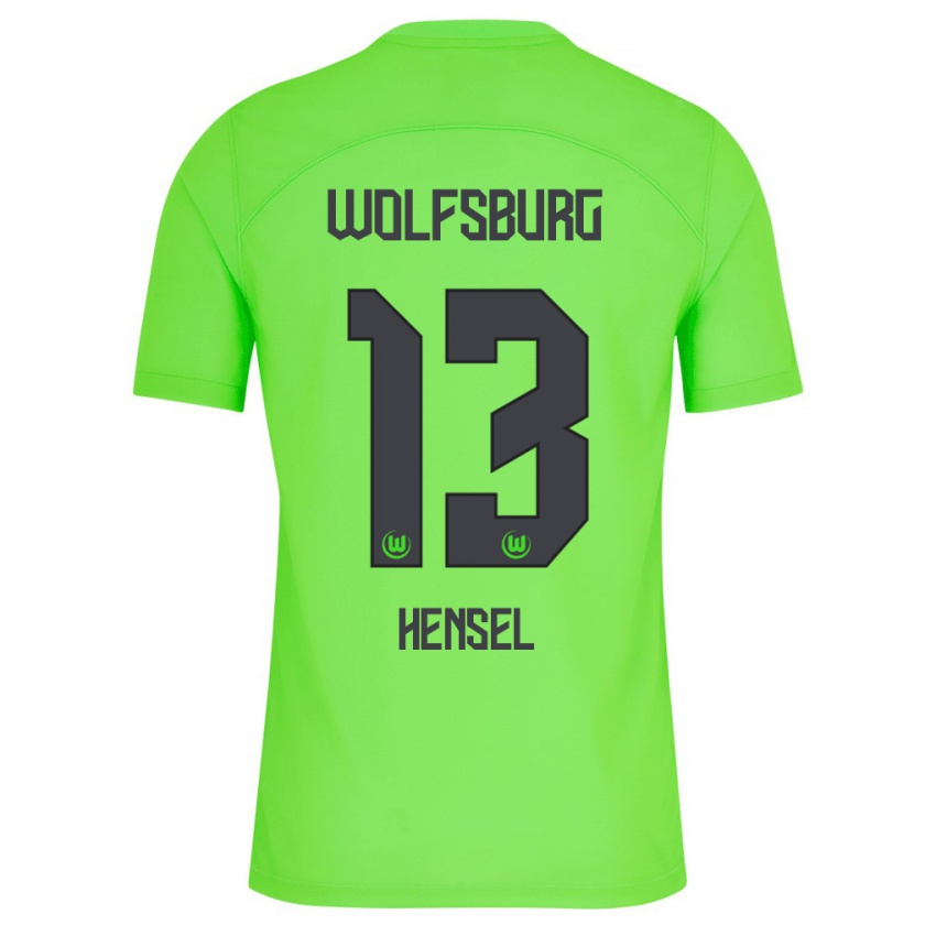 Mulher Camisola Pharell Hensel #13 Verde Principal 2023/24 Camisa