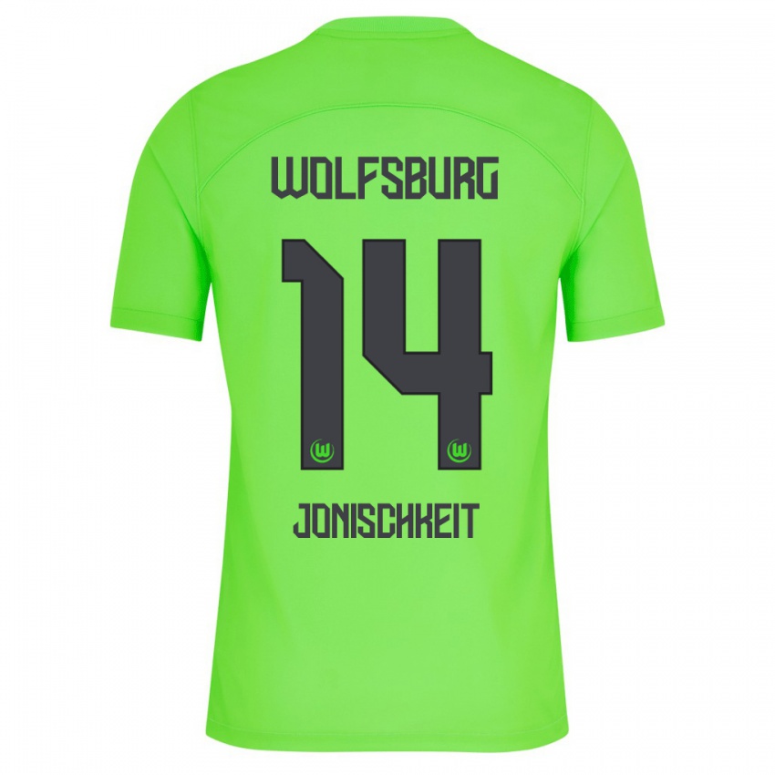 Mulher Camisola Jamal Jonischkeit #14 Verde Principal 2023/24 Camisa