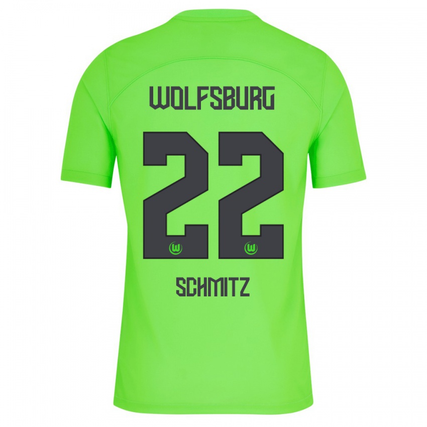 Mulher Camisola Lisa Schmitz #22 Verde Principal 2023/24 Camisa