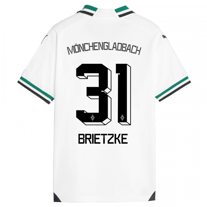 Mulher Camisola Yvonne Brietzke #31 Branco Verde Principal 2023/24 Camisa