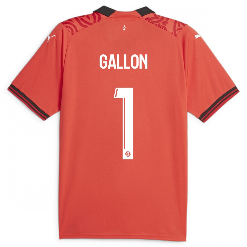 Mulher Camisola Gauthier Gallon #1 Vermelho Principal 2023/24 Camisa