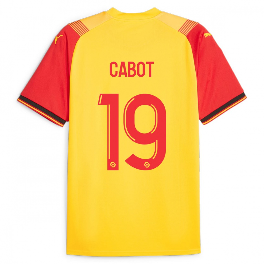 Mulher Camisola Jimmy Cabot #19 Amarelo Principal 2023/24 Camisa