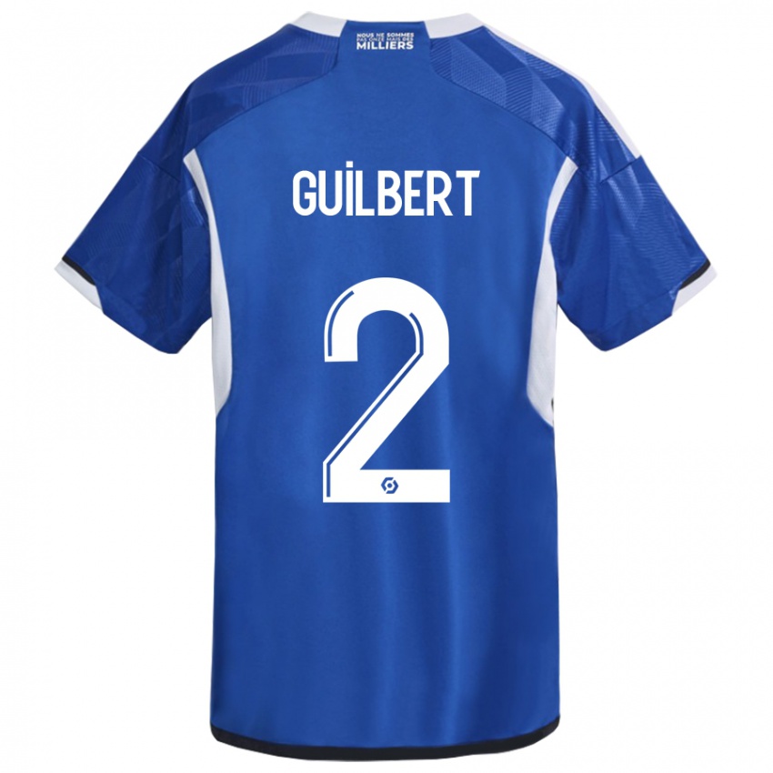 Mulher Camisola Frederic Guilbert #2 Azul Principal 2023/24 Camisa
