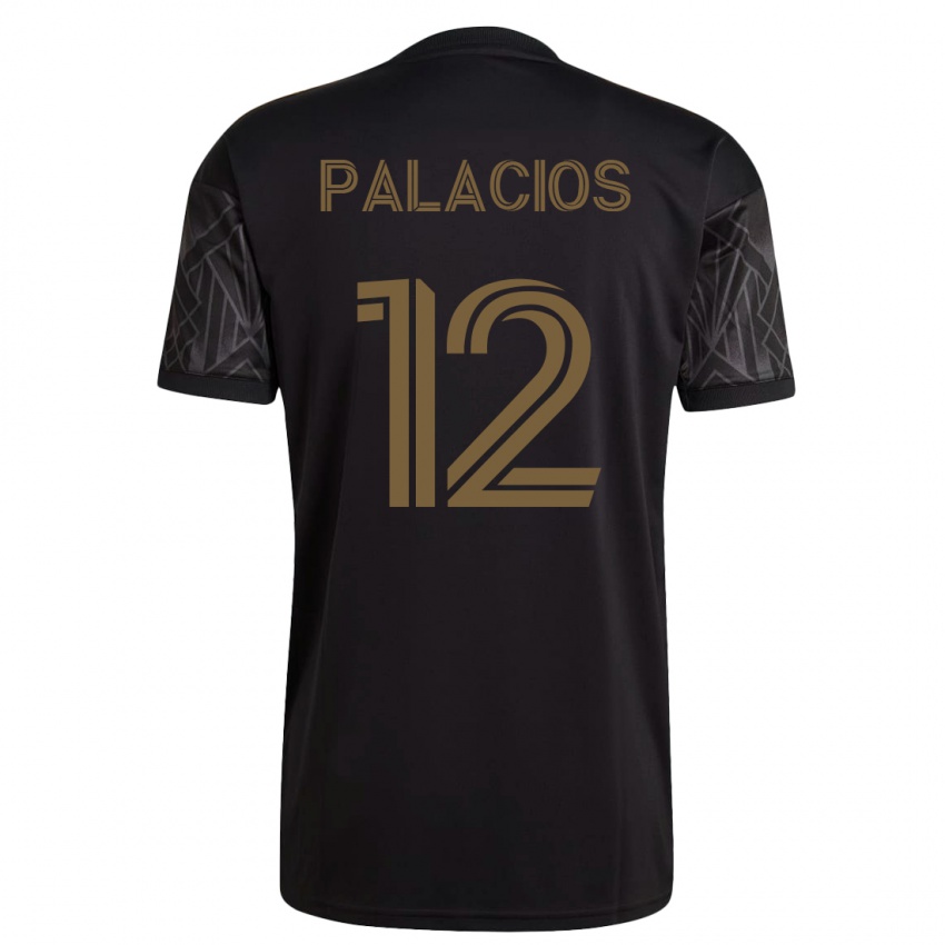 Mulher Camisola Diego Palacios #12 Preto Principal 2023/24 Camisa