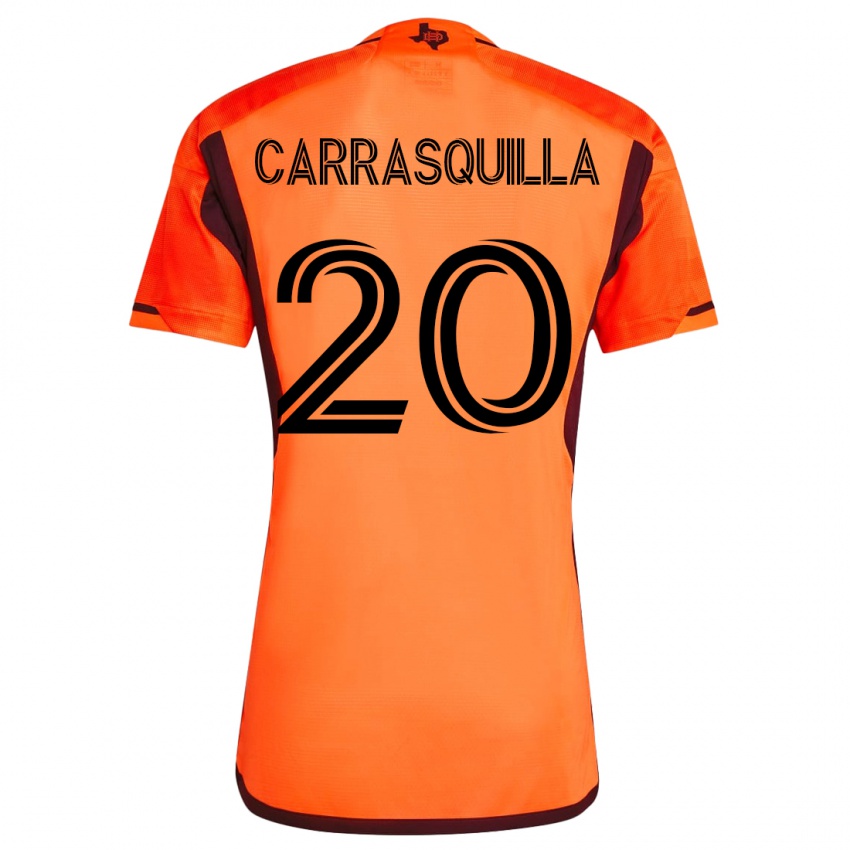 Mulher Camisola Adalberto Carrasquilla #20 Laranja Principal 2023/24 Camisa