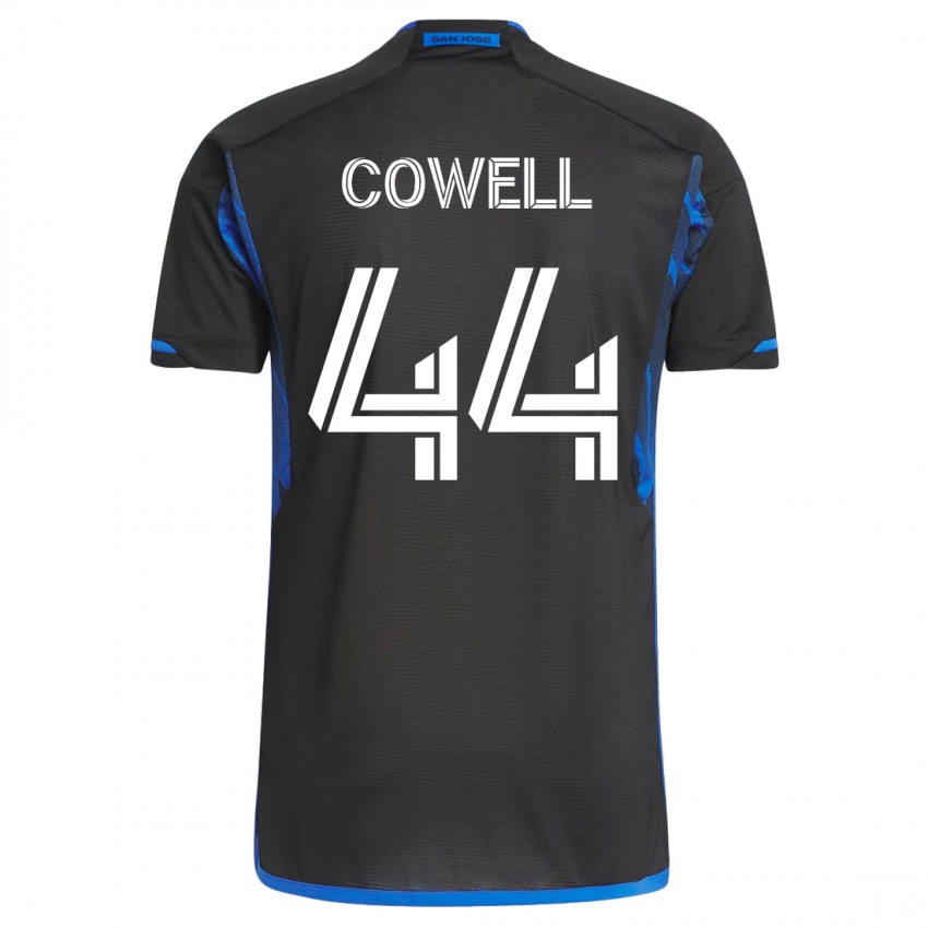 Mulher Camisola Cade Cowell #44 Azul Preto Principal 2023/24 Camisa