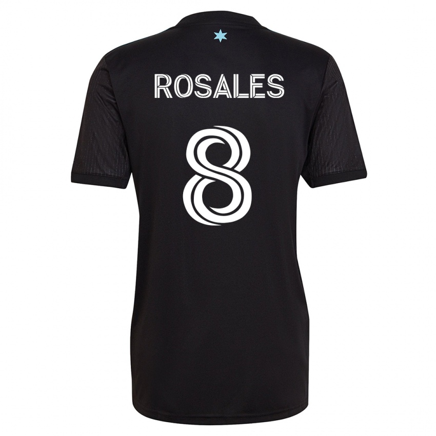 Mulher Camisola Joseph Rosales #8 Preto Principal 2023/24 Camisa