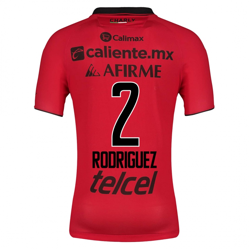 Mulher Camisola Antonio Rodríguez #2 Vermelho Principal 2023/24 Camisa