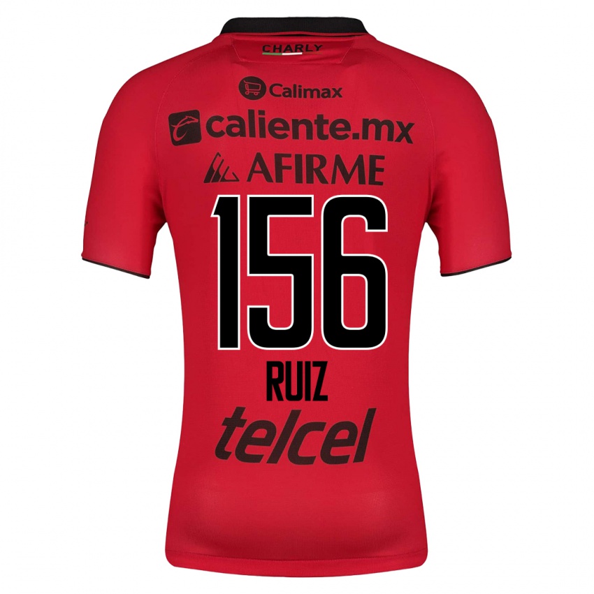 Mulher Camisola Emilio Ruiz #156 Vermelho Principal 2023/24 Camisa
