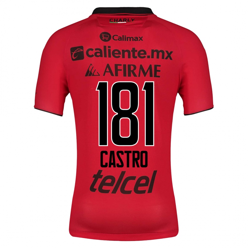 Mulher Camisola José Castro #181 Vermelho Principal 2023/24 Camisa
