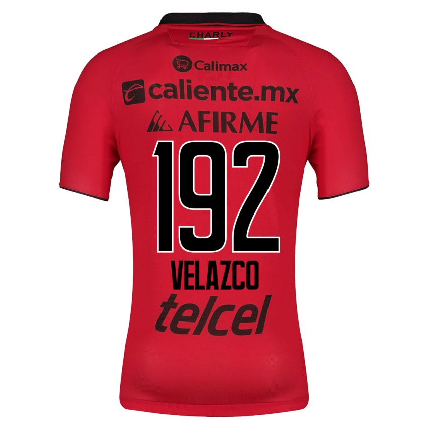 Mulher Camisola Emiliano Velazco #192 Vermelho Principal 2023/24 Camisa