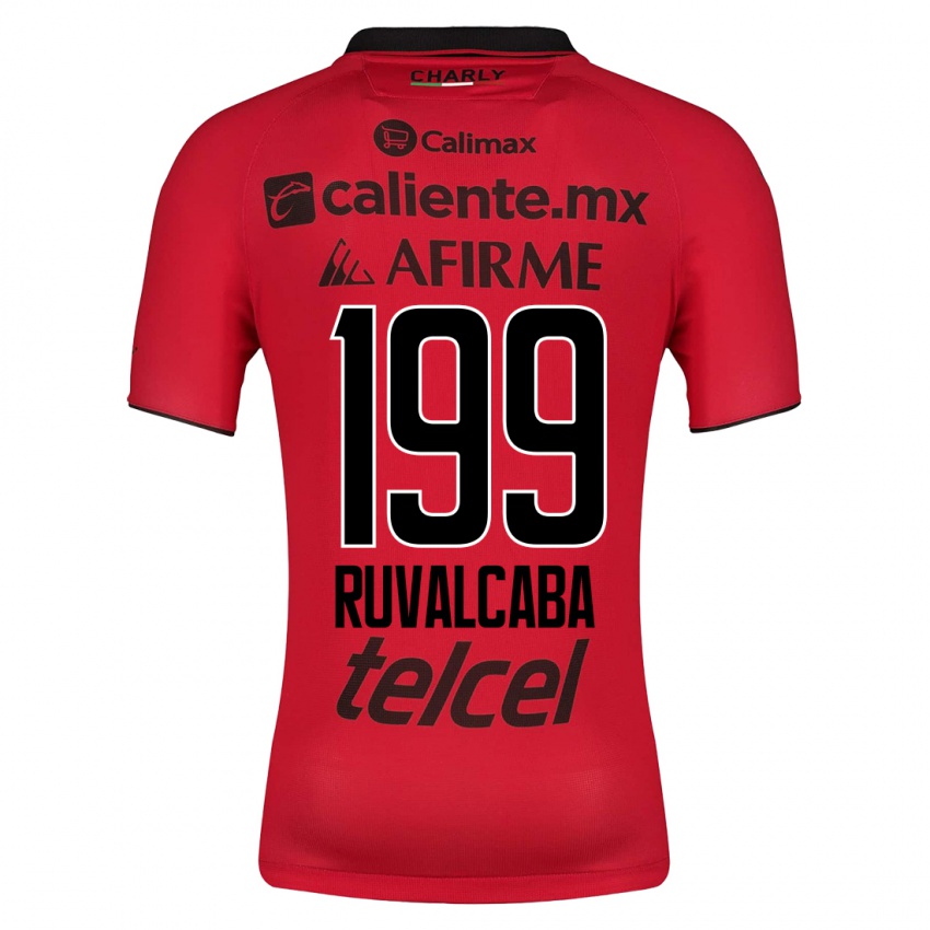 Mulher Camisola Ignacio Ruvalcaba #199 Vermelho Principal 2023/24 Camisa