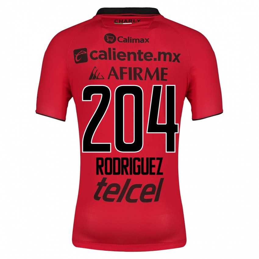 Mulher Camisola Jesús Rodríguez #204 Vermelho Principal 2023/24 Camisa