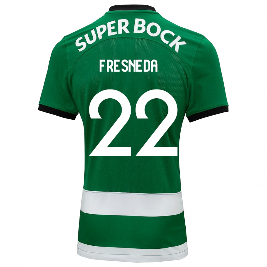 Mulher Camisola Iván Fresneda #22 Verde Principal 2023/24 Camisa