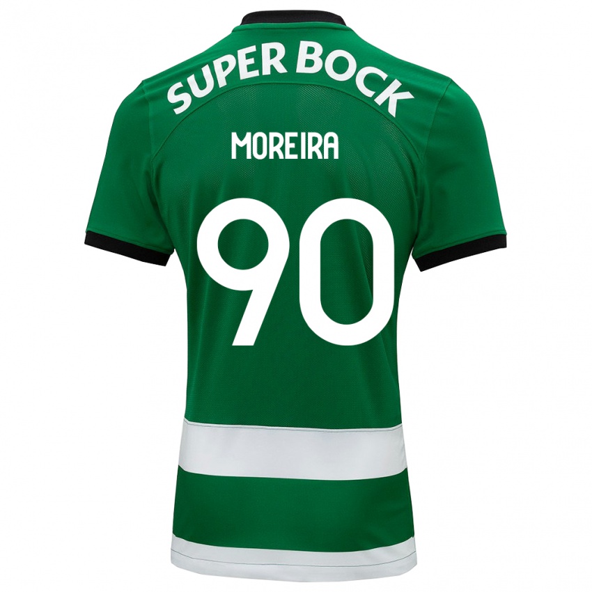 Mulher Camisola Afonso Moreira #90 Verde Principal 2023/24 Camisa