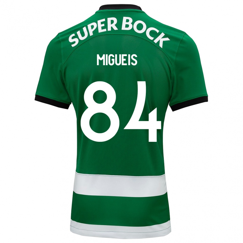 Mulher Camisola Pedro Miguéis #84 Verde Principal 2023/24 Camisa