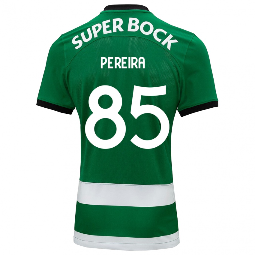 Mulher Camisola João Pereira #85 Verde Principal 2023/24 Camisa
