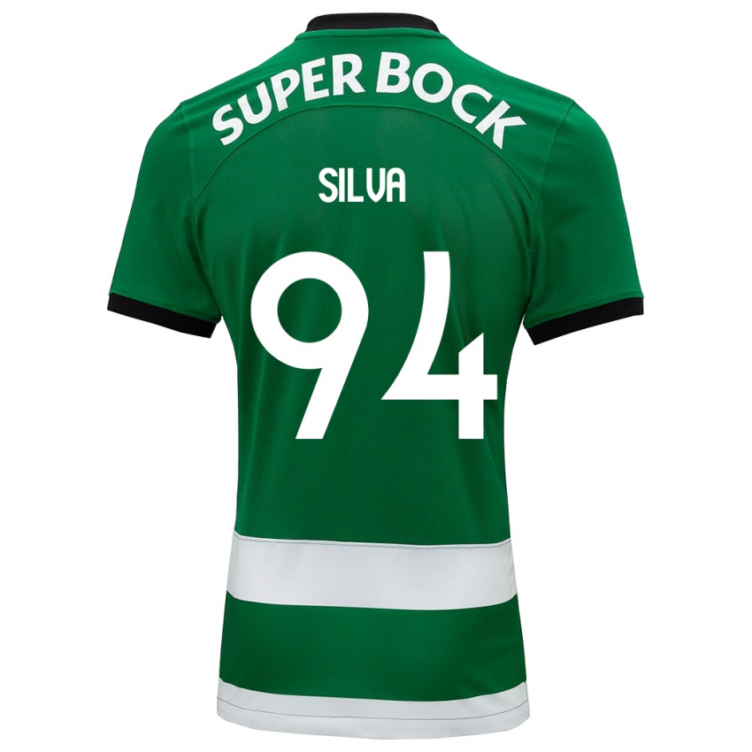 Mulher Camisola Pedro Silva #94 Verde Principal 2023/24 Camisa