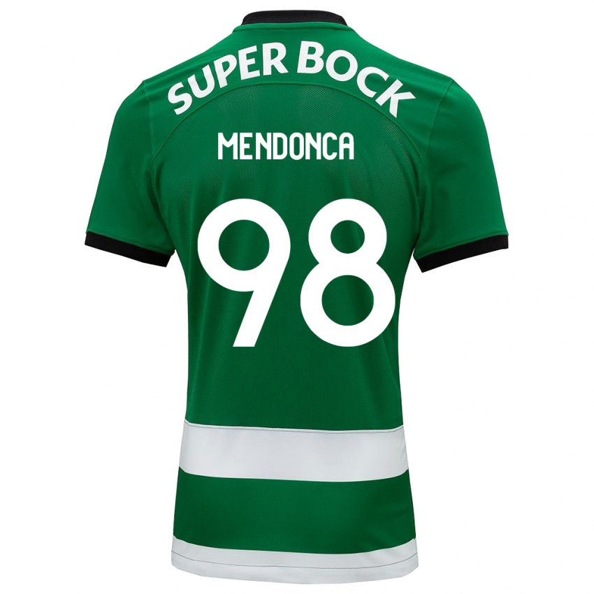Mulher Camisola Manuel Mendonça #98 Verde Principal 2023/24 Camisa