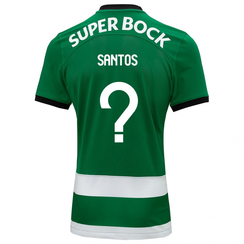 Mulher Camisola Guilherme Santos #0 Verde Principal 2023/24 Camisa