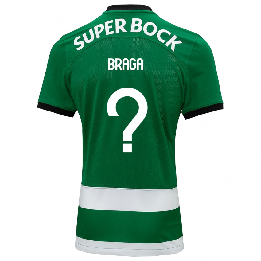 Mulher Camisola Gonçalo Braga #0 Verde Principal 2023/24 Camisa