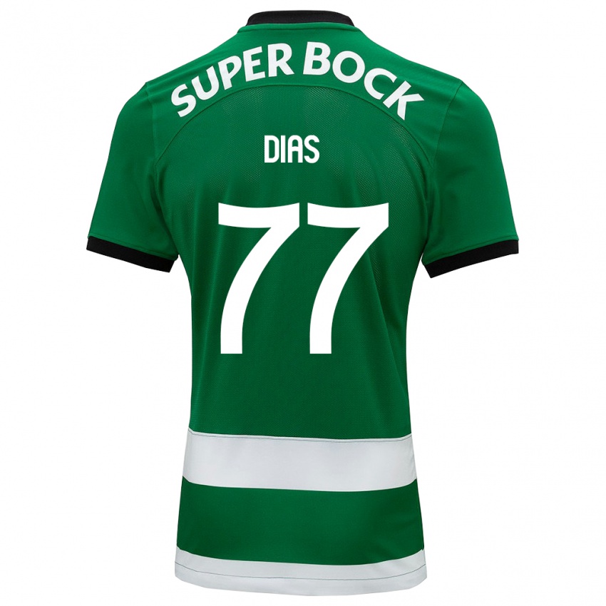 Mulher Camisola Lucas Dias #77 Verde Principal 2023/24 Camisa